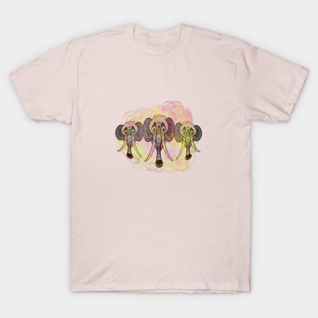 Elephunky Sky T-Shirt by Zenferren